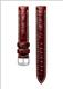 Bright bordeaux alligator L682110751 Lugs 14mm