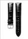 Bright black alligator L682134845 Lugs 19mm