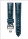 Matt blue alligator L682153042 Lugs 20mm